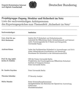 Expertengespräch "Sicherheit im Netz"