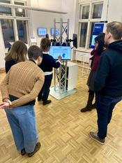 Besuch von Rasha Nasr MdB (SPD) im Zukunftslabor Sicherheit 