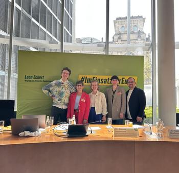 Panelist:innen des Workshops „Resilienz vor Ort" im Deutschen Bundestag