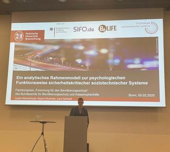 Lasse Wennerhold hält Vortrag beim BBK Fachkongress