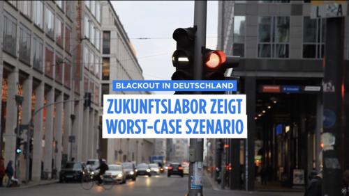 Ausschnitt aus dem Euronews-Video: Blackout in Deutschland