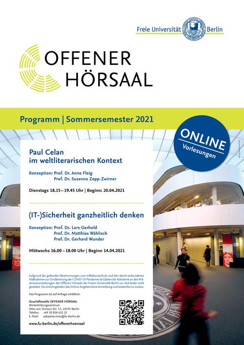 Offener Hörsaal Plakat